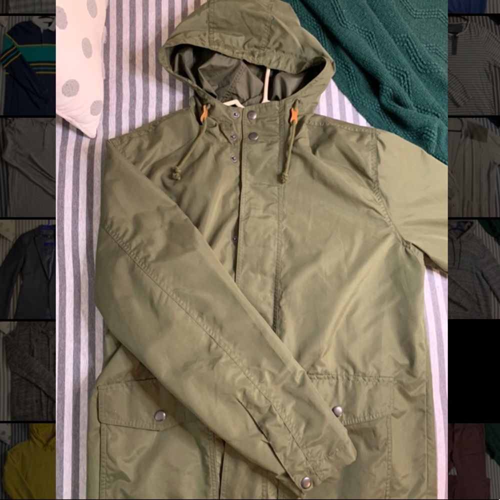 Green Windbreaker from Old Navy